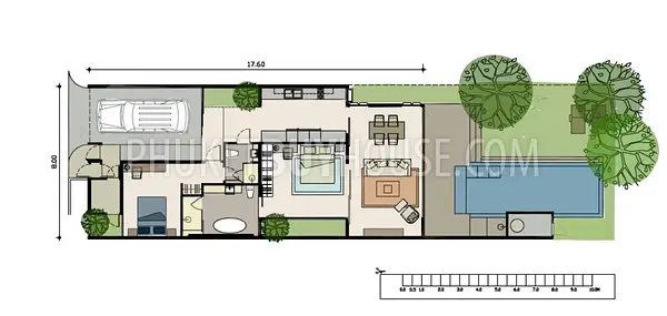 CHE1555: Three Bedroom Pool Villa in Cherng Talay. Photo #1