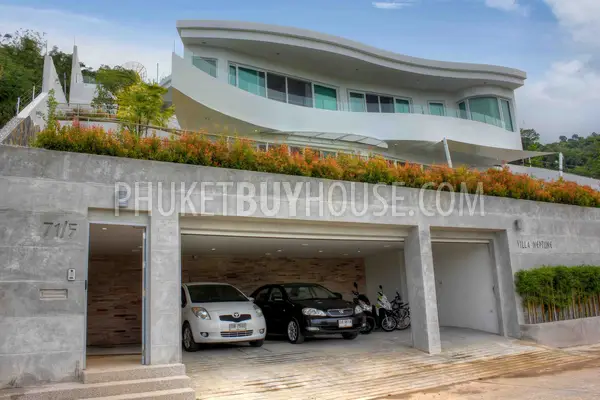 CHA1251: Modern 6-Bedroom Seaview Villa on Chalong Hill. Photo #4