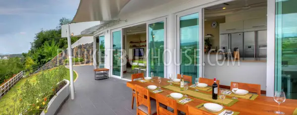 CHA1251: Modern 6-Bedroom Seaview Villa on Chalong Hill. Photo #10