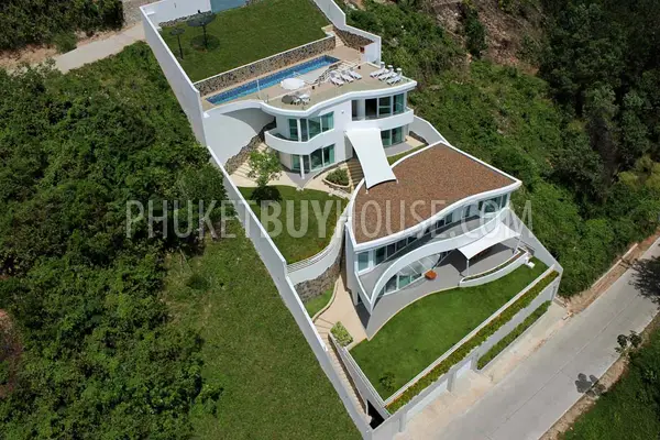CHA1251: Modern 6-Bedroom Seaview Villa on Chalong Hill. Photo #2