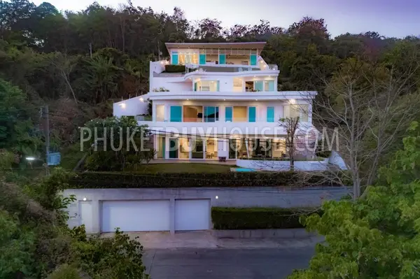 CHA1251: Modern 6-Bedroom Seaview Villa on Chalong Hill. Photo #12