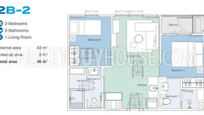 LAG7104: 2-Bedroom Unit in Bang Tao. Photo #4