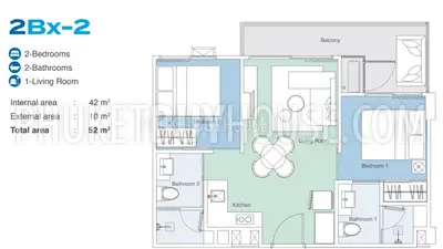 LAG7104: 2-Bedroom Unit in Bang Tao. Photo #9