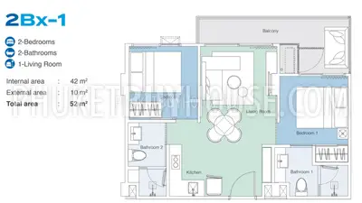 LAG7104: 2-Bedroom Unit in Bang Tao. Photo #10