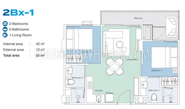 LAG7104: 2-Bedroom Unit in Bang Tao. Photo #10