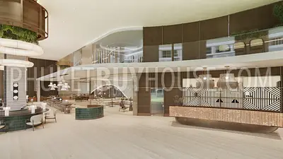 TAL22425: New Stylish Studio Apartment in a Modern Condominium in Talang for Sale. Fotoğraf #18