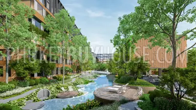 TAL22425: New Stylish Studio Apartment in a Modern Condominium in Talang for Sale. Fotoğraf #16