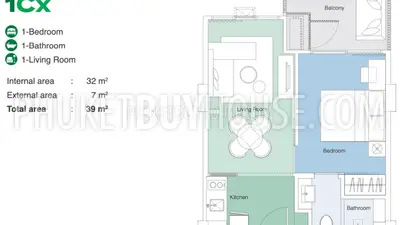 LAG7106: 1 Bedroom Cosy Unit in Bang Tao. Photo #8