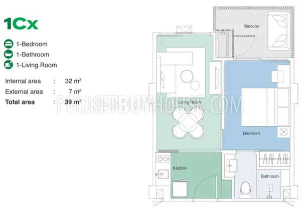 LAG7106: 1 Bedroom Cosy Unit in Bang Tao. Photo #8