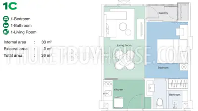 LAG7106: 1 Bedroom Cosy Unit in Bang Tao. Photo #9
