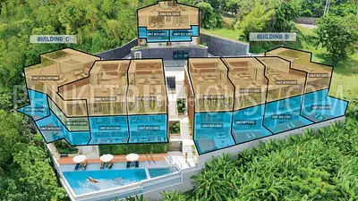 PAT3784: Sea View Apartment at Luxury Condominium in Patong. Photo #3