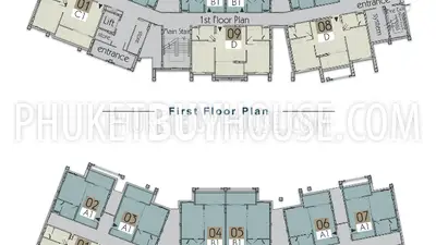 NAY7115: 2 Bedroom Unit in Popular Building in Nai Yang. Photo #3