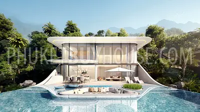 KAT22443: Ultra-Luxury 4bedroom Sea View Villa in Kata, Phuket. Photo #1