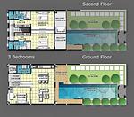 BAN6955: Spacious 3-Bedroom Duplex Pool Apartment in Bang Tao, Phuket . Thumbnail #17