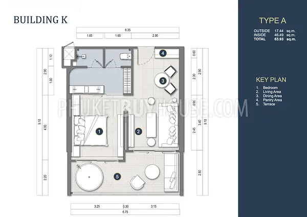 MAI22444: Beachfront 1-Bedroom Apartment For Sale in Mai Khao. 照片 #4