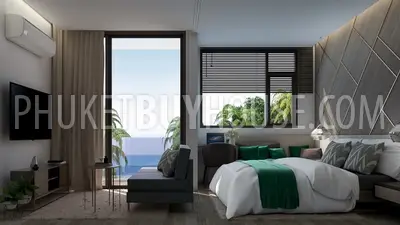 KAR7139: 1-Bedroom Apartment in Karon with Sea View. Fotoğraf #8