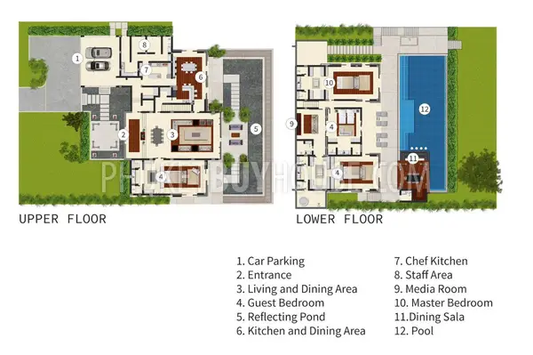 CAP7147: Luxurious 4 Bedroom Seafront Villa in Cape Yamu. 照片 #2
