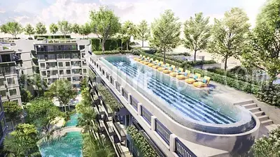KAT22455: Modern Seaside Two Bedroom Apartments for Sale in Kata, Phuket. Photo #8