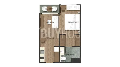 KAR22452: Charming 1-Bedroom Apartment with Mountain Views, Just Steps from Karon Beach Resale. Fotoğraf #4