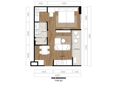 BAN22465: Contemporary 1 Bedroom Flat Near Bangtao Beach, Phuket. Photo #8