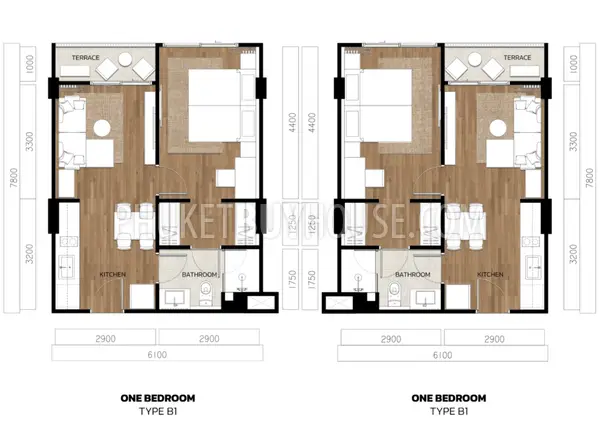 BAN22465: Contemporary 1 Bedroom Flat Near Bangtao Beach, Phuket. Photo #9