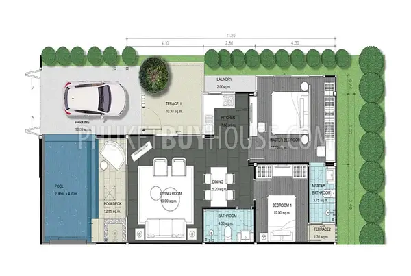 CHA22469: Chalong Private 2-Bedroom Pool Villa for Sale. 照片 #5