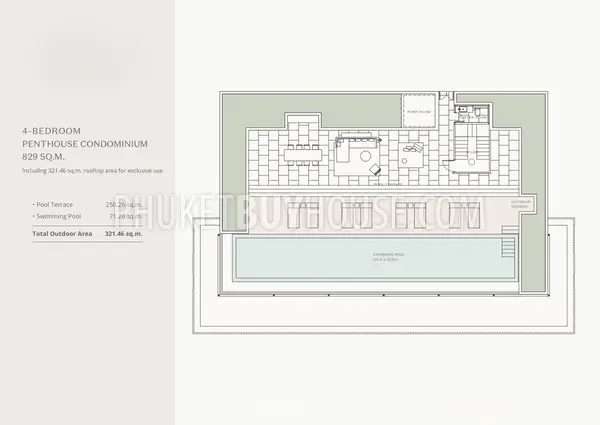 LAY22473: Exclusive 4-Bedroom Penthouse Condominium with Private Rooftop Pool. Photo #3