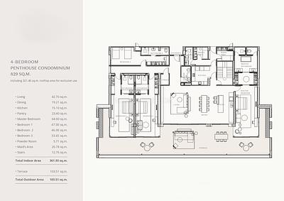 LAY22473: Exclusive 4-Bedroom Penthouse Condominium with Private Rooftop Pool. 照片 #3