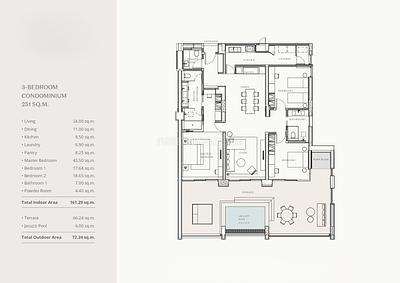 LAY22471: Elegant 3-Bedroom Condominium with Expansive Living Space. Photo #14