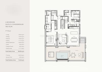 LAY22472:  Spacious 3-Bedroom Duplex Condominium with Panoramic Views. Photo #2