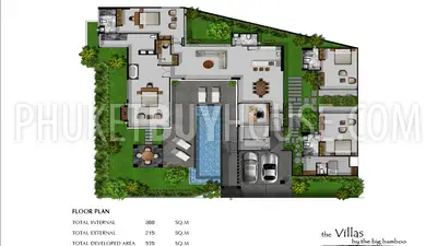 CHE7173: Four+1 Bedroom Villa with Big Land Plot in Cherngtalay. Photo #2
