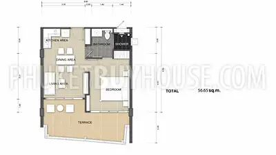RAW7174: Spacious 1 Bedroom Apartment in Rawai area. Photo #17