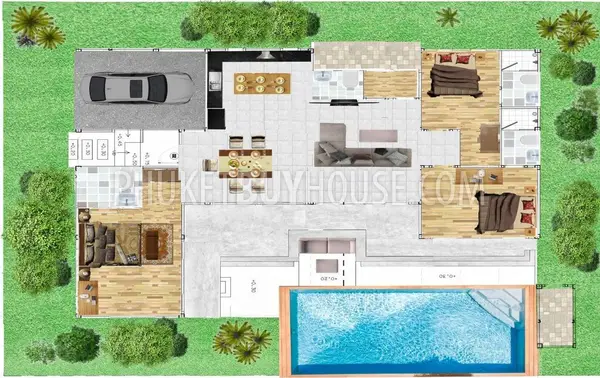 RAW7176: Stand Alone Villa in Rawai. Photo #5