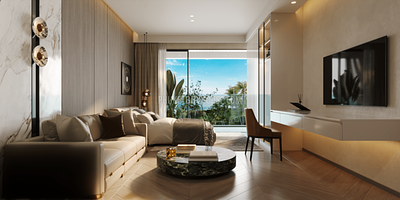 LAY22477: Seaview Studio Retreat – Exclusive Floor 3 Resale in Layan. 照片 #8