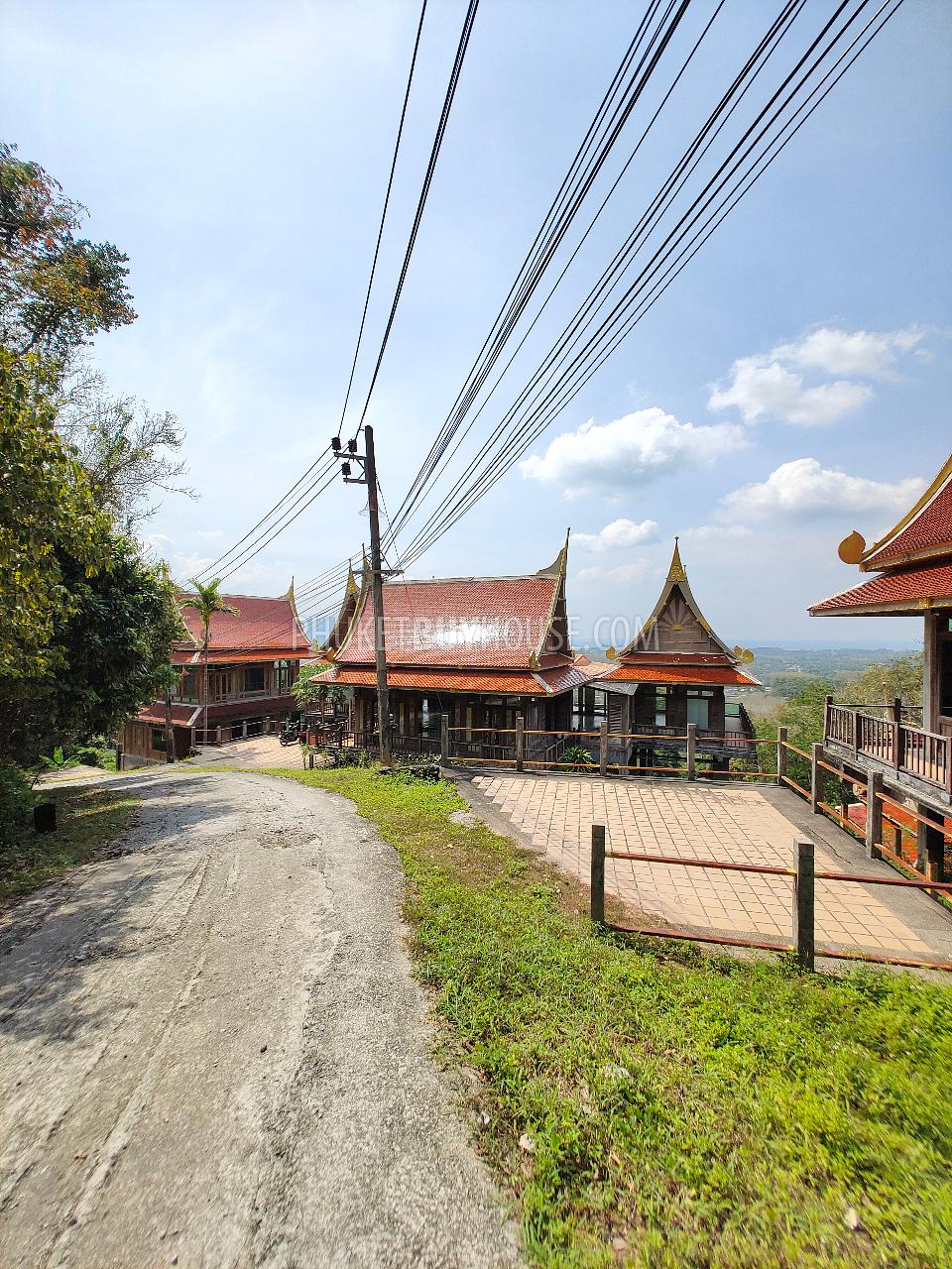 MAI7181: 6 rai of land with 4 Thai Style Houses in Mai Khao. Photo #35