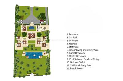 PHA22488: Breathtaking 6-Bedroom Beachfront Villa with Infinity Pool and Lush Gardens. Photo #2