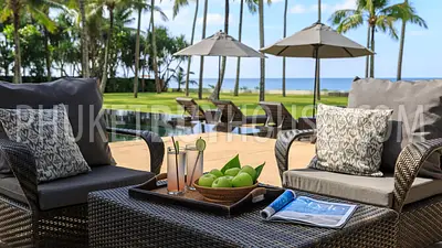 PHA22488: Breathtaking 6-Bedroom Beachfront Villa with Infinity Pool and Lush Gardens. Photo #13