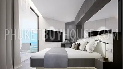 KAM22489: A Contemporary Coastal 1 Bedroom Apartment for Sale with Early bird Prices in Kamala, Phuket. Photo #14