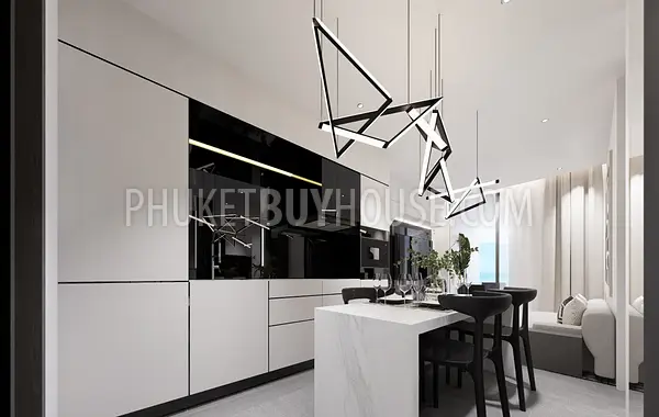 KAM22489: A Contemporary Coastal 1 Bedroom Apartment for Sale with Early bird Prices in Kamala, Phuket. Photo #12