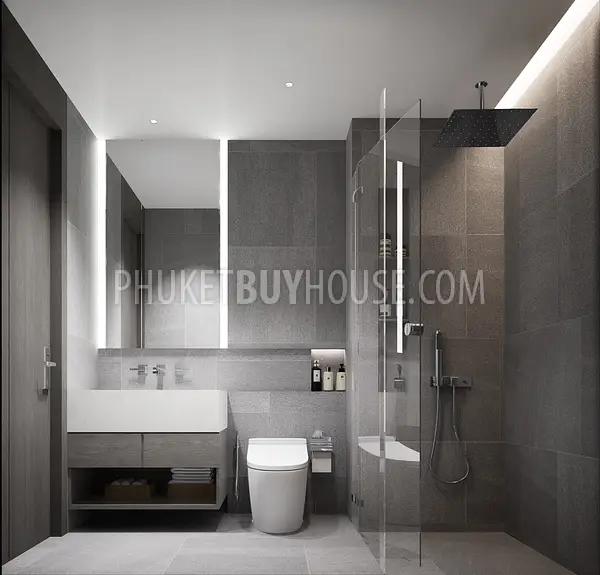 KAM22489: A Contemporary Coastal 1 Bedroom Apartment for Sale with Early bird Prices in Kamala, Phuket. Photo #13
