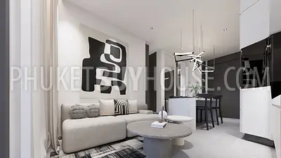KAM22489: A Contemporary Coastal 1 Bedroom Apartment for Sale with Early bird Prices in Kamala, Phuket. Photo #16