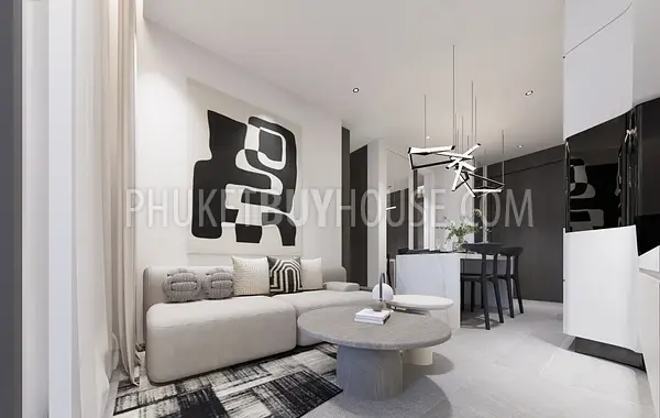 KAM22489: A Contemporary Coastal 1 Bedroom Apartment for Sale with Early bird Prices in Kamala, Phuket. Photo #16
