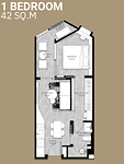 KAM22489: A Contemporary Coastal 1 Bedroom Apartment for Sale with Early bird Prices in Kamala, Phuket. Thumbnail #10