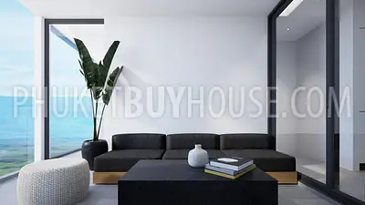 KAM22490: A Contemporary Coastal 2 Bedroom Apartment for Sale with Early bird Prices in Kamala, Phuket. Photo #12