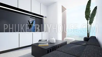 KAM22490: A Contemporary Coastal 2 Bedroom Apartment for Sale with Early bird Prices in Kamala, Phuket. Photo #14
