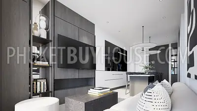 KAM22491: A Contemporary Coastal 3 Bedroom Apartment for Sale with Early bird Prices in Kamala, Phuket. Photo #13