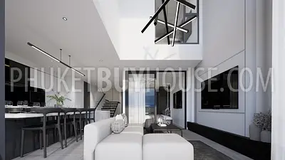 KAM22492: A Contemporary 3-Bedroom Duplex Home for Sale with Early bird Prices in Kamala, Phuket. Photo #14