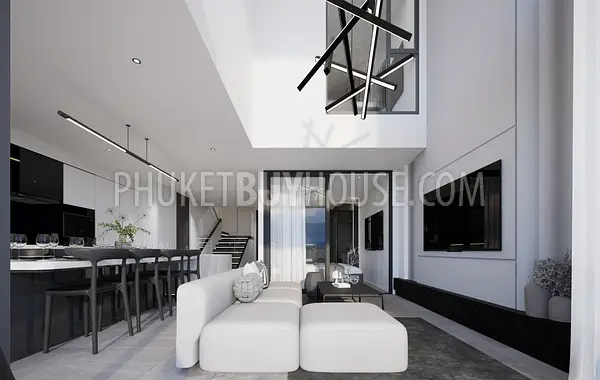 KAM22492: A Contemporary 3-Bedroom Duplex Home for Sale with Early bird Prices in Kamala, Phuket. Photo #14
