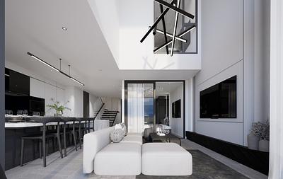 KAM22492: A Contemporary 3-Bedroom Duplex Home for Sale with Early bird Prices in Kamala, Phuket. Photo #14