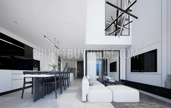 KAM22492: A Contemporary 3-Bedroom Duplex Home for Sale with Early bird Prices in Kamala, Phuket. Photo #18